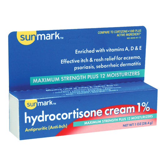 Sunmark Hydrocortisone Cream 1%