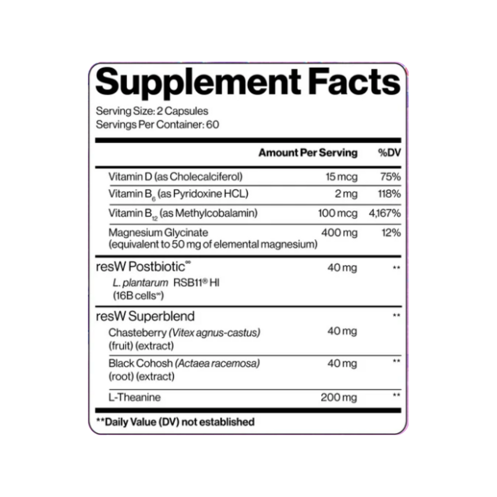 PRO resW™ Perimenopause Support