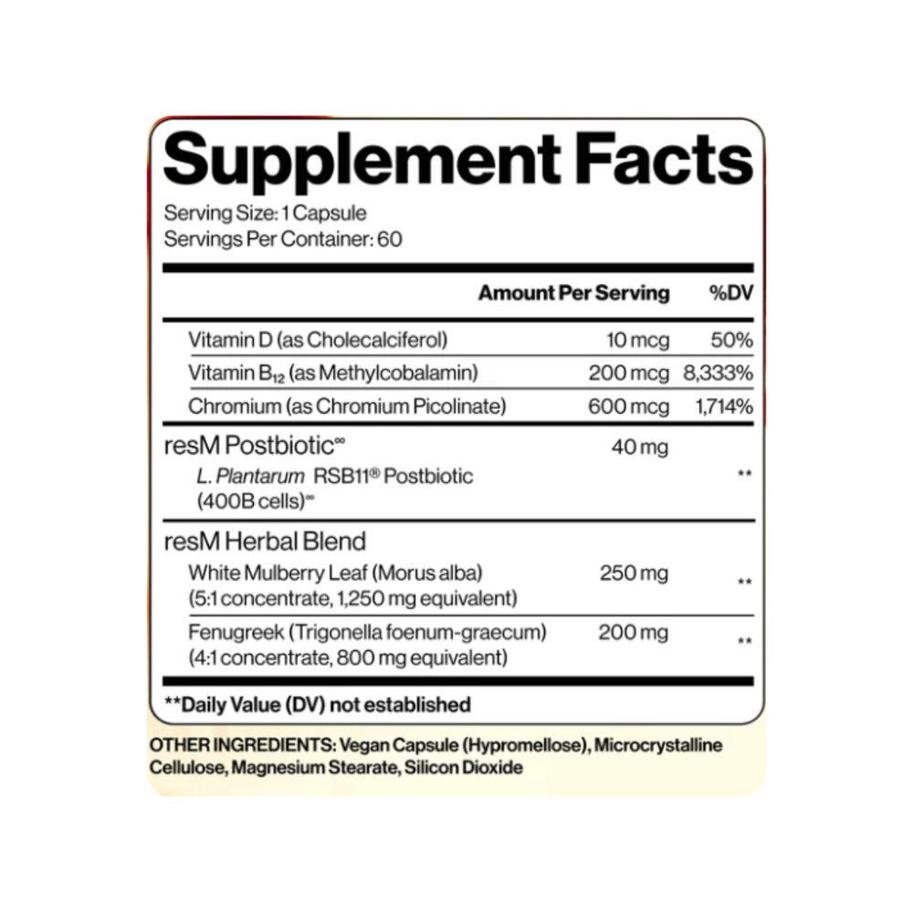 resM™ GLP-1 Postbiotic