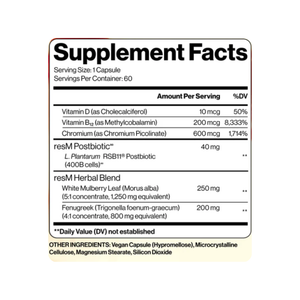 resM™ GLP-1 Postbiotic