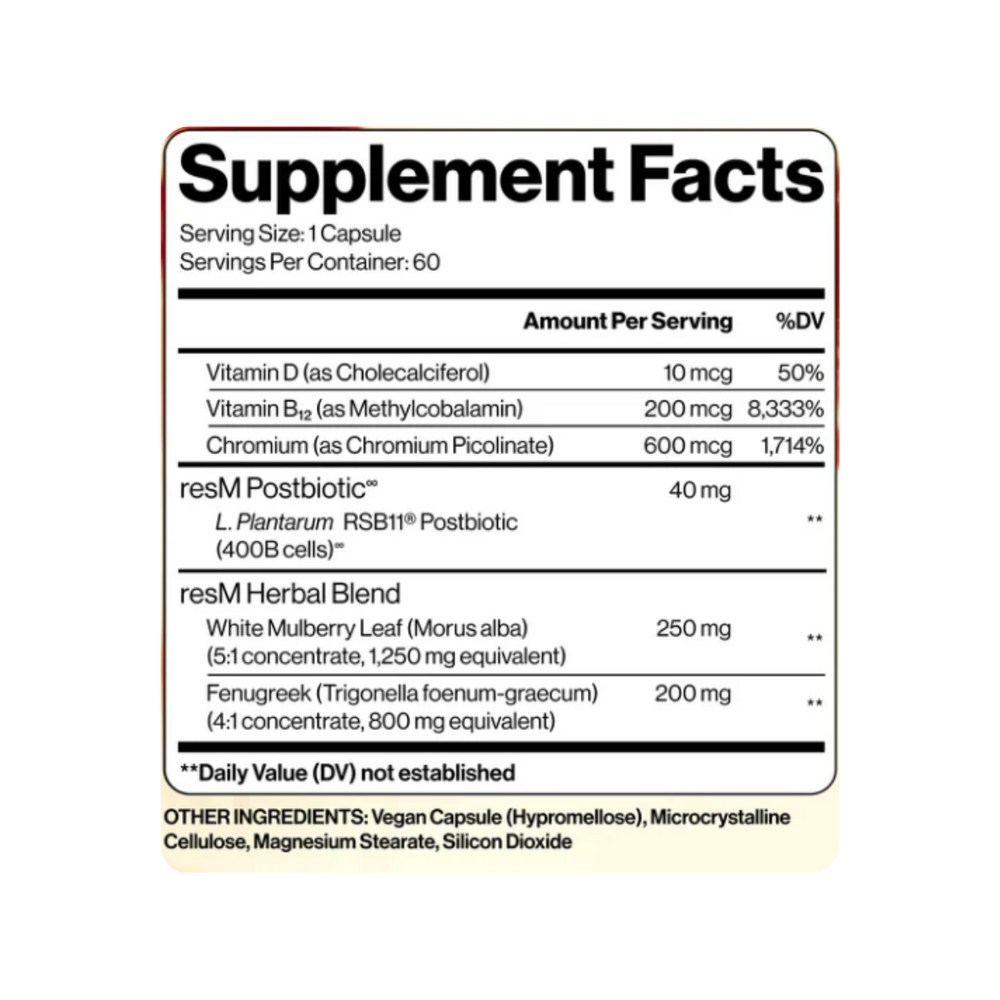 resM GLP-1 Postbiotic resM GLP-1 Postbiotic