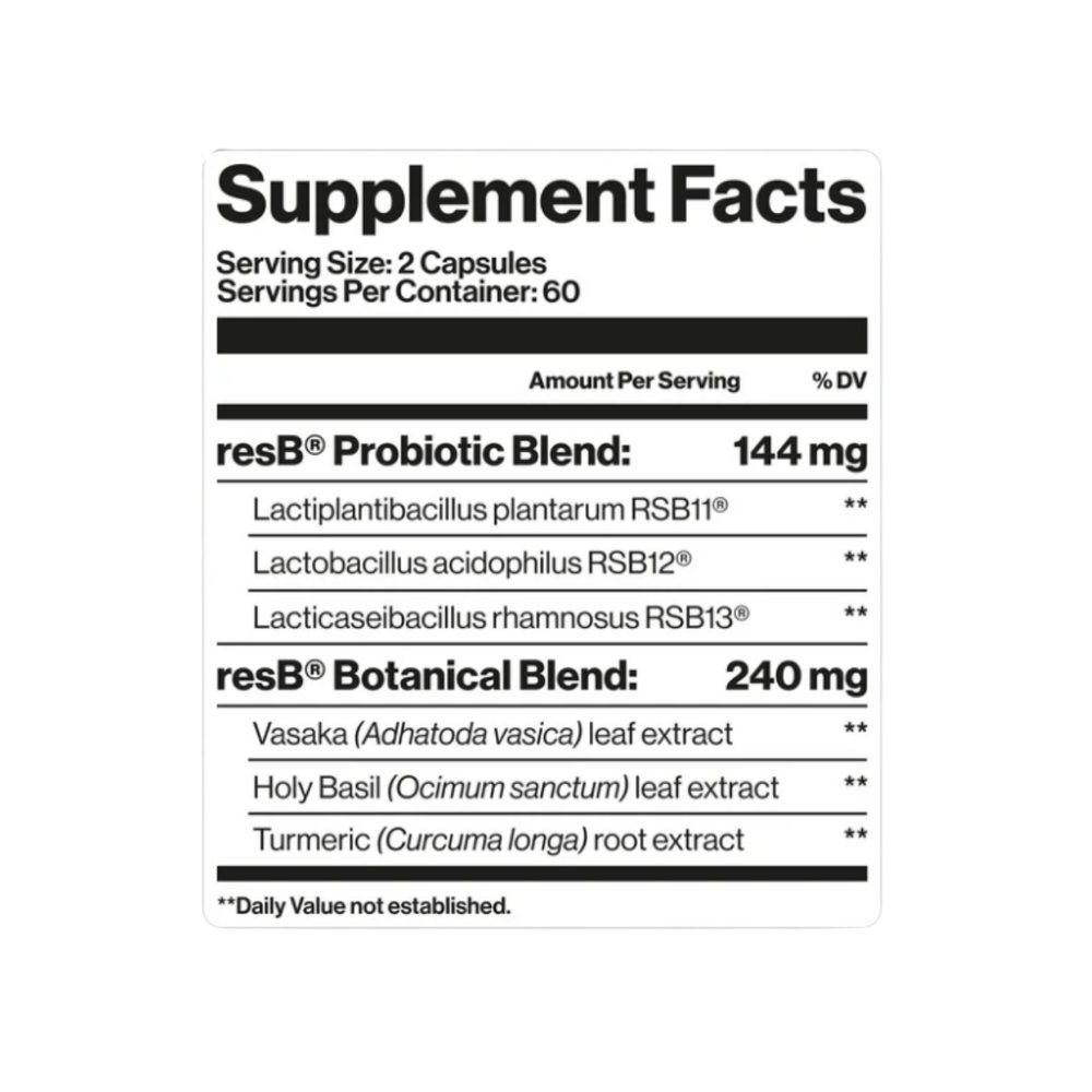 PRO resB® Lung Support Probiotic