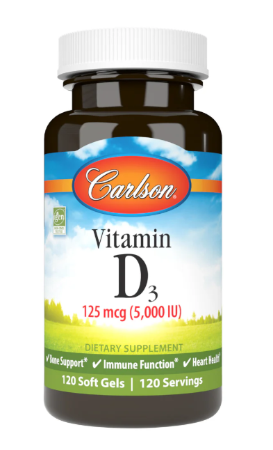 Carlson Vitamin D3 125 mcg