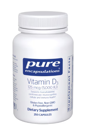 Pure Vitamin D3 125mcg (5,000 IU)