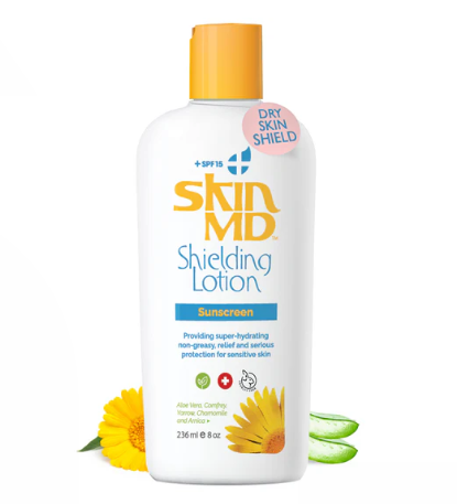 Skin MD Shielding Lotion Sunscreen with SPF 15